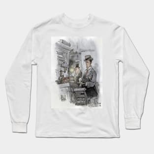 Art of Sherlock Crowley Long Sleeve T-Shirt